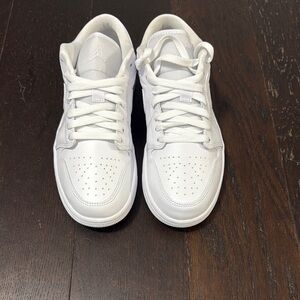 Air Jordan 1 Low White Athletic Shoes